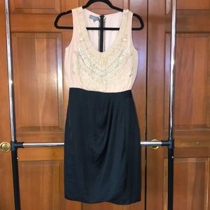 Sachin + Babi Sheath Dress, Beadwork, Sz 6